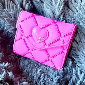 💖One-of-a-Kind Betsey Johnson Bling Barbie Heart Wallet